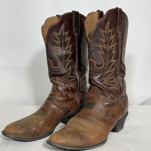 Ariat Heritage Western R-Toe Women's Brown Leather Cowboy Boots US 8.5 C